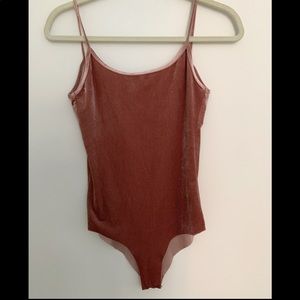 Zara Velvet Bodysuit